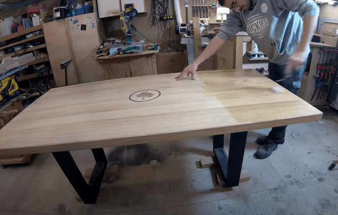 table design en bois DIY